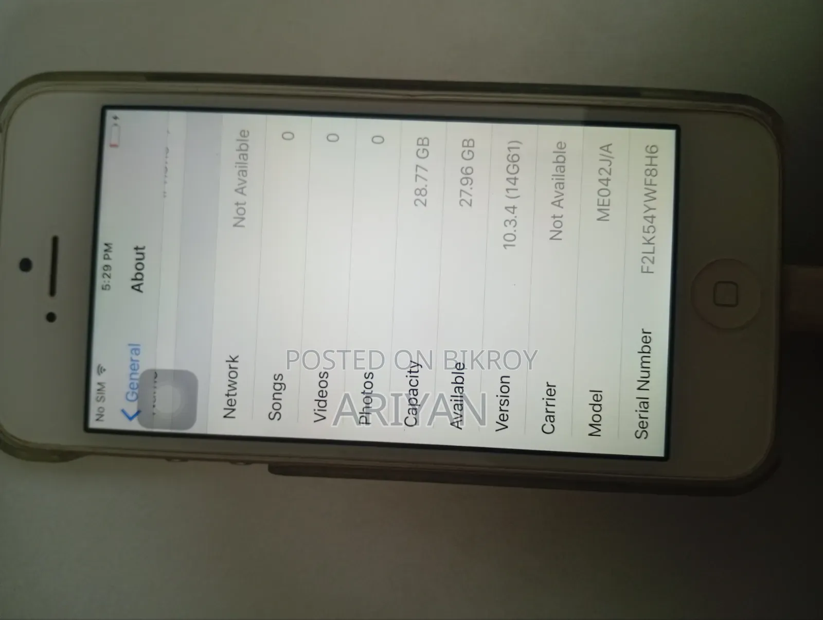 Apple iPhone 5s 32 GB Silver