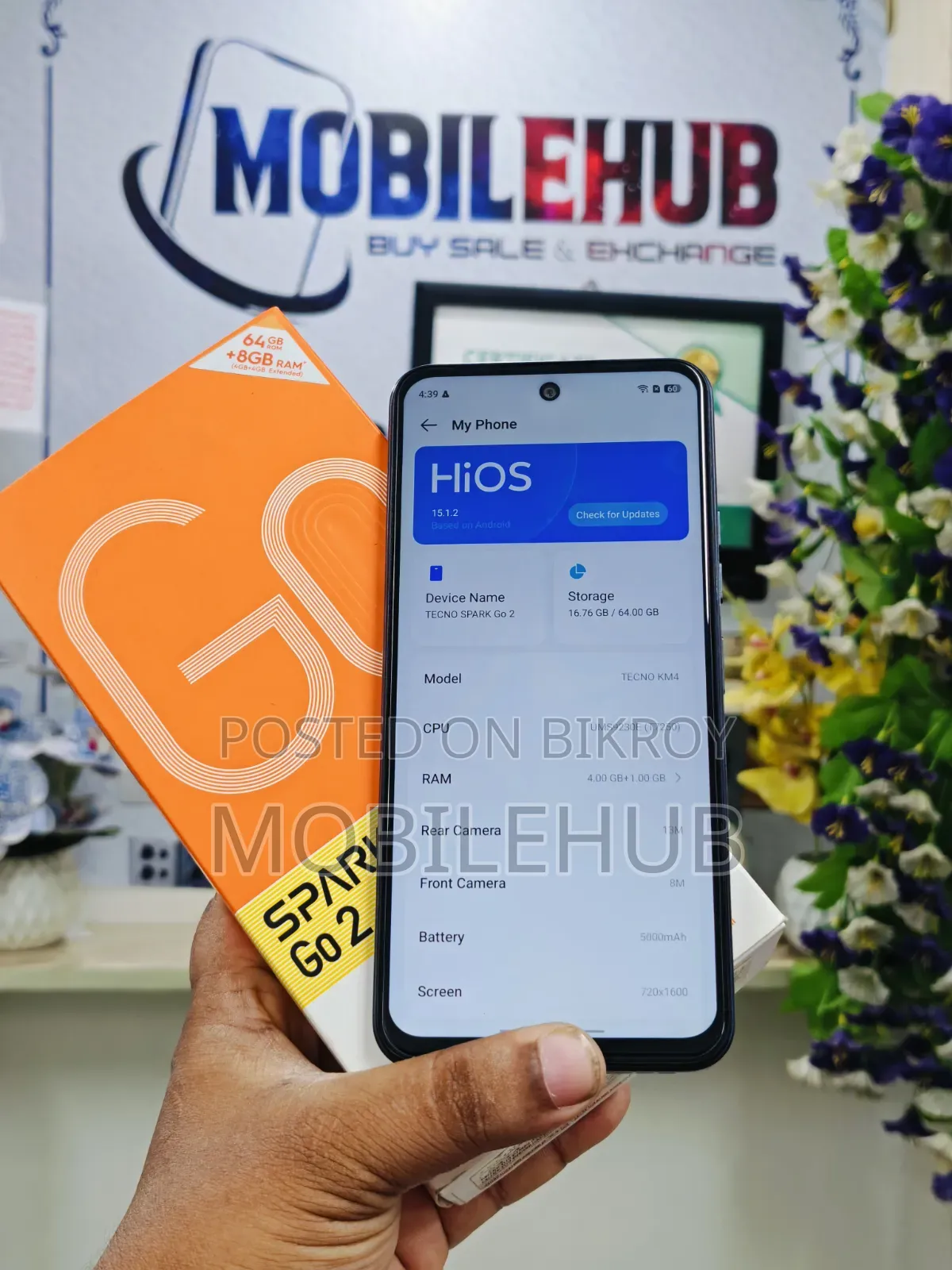 Tecno Spark Go 64 GB Black