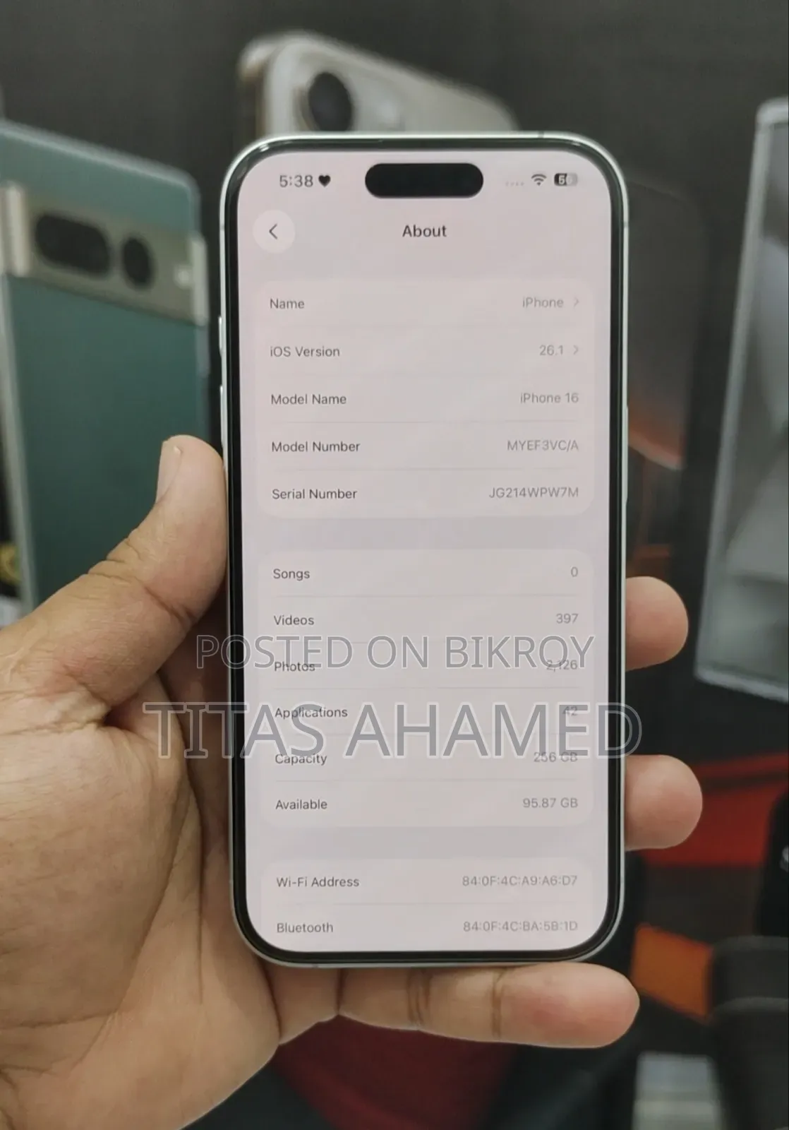 Apple iPhone 16 256 GB White