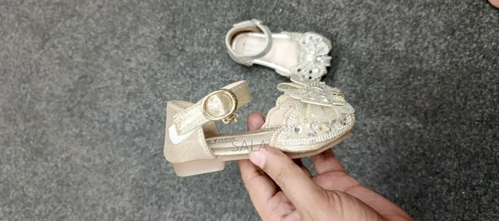 Baby Princess Sandal Stone Work