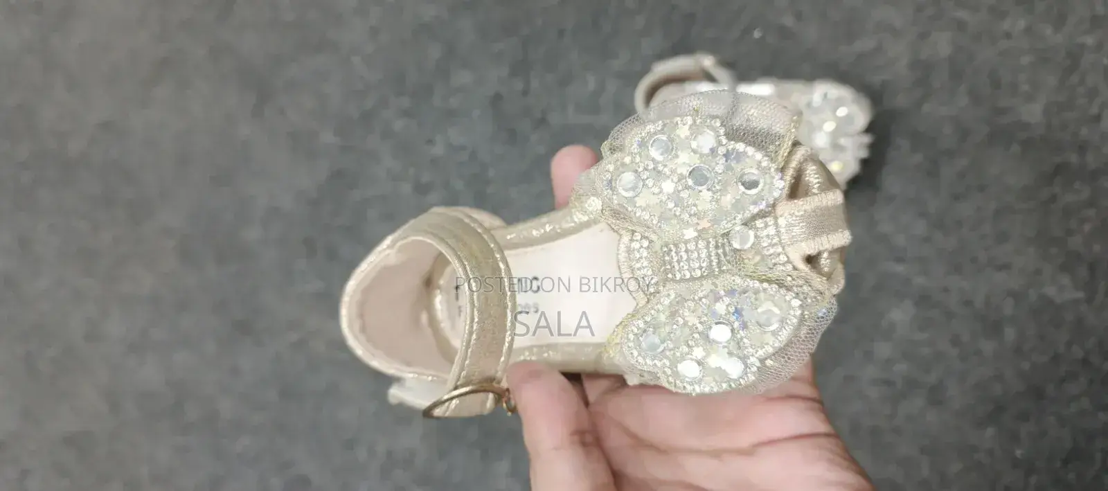 Baby Princess Sandal Stone Work