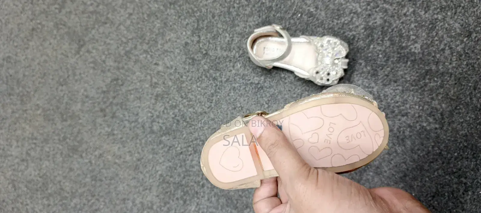 Baby Princess Sandal Stone Work