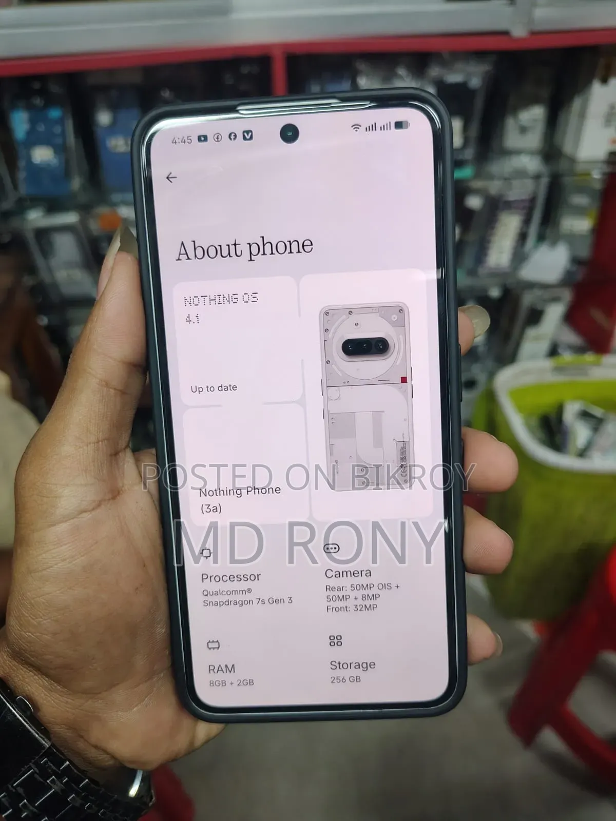 Nothing Phone 3a 256 GB White
