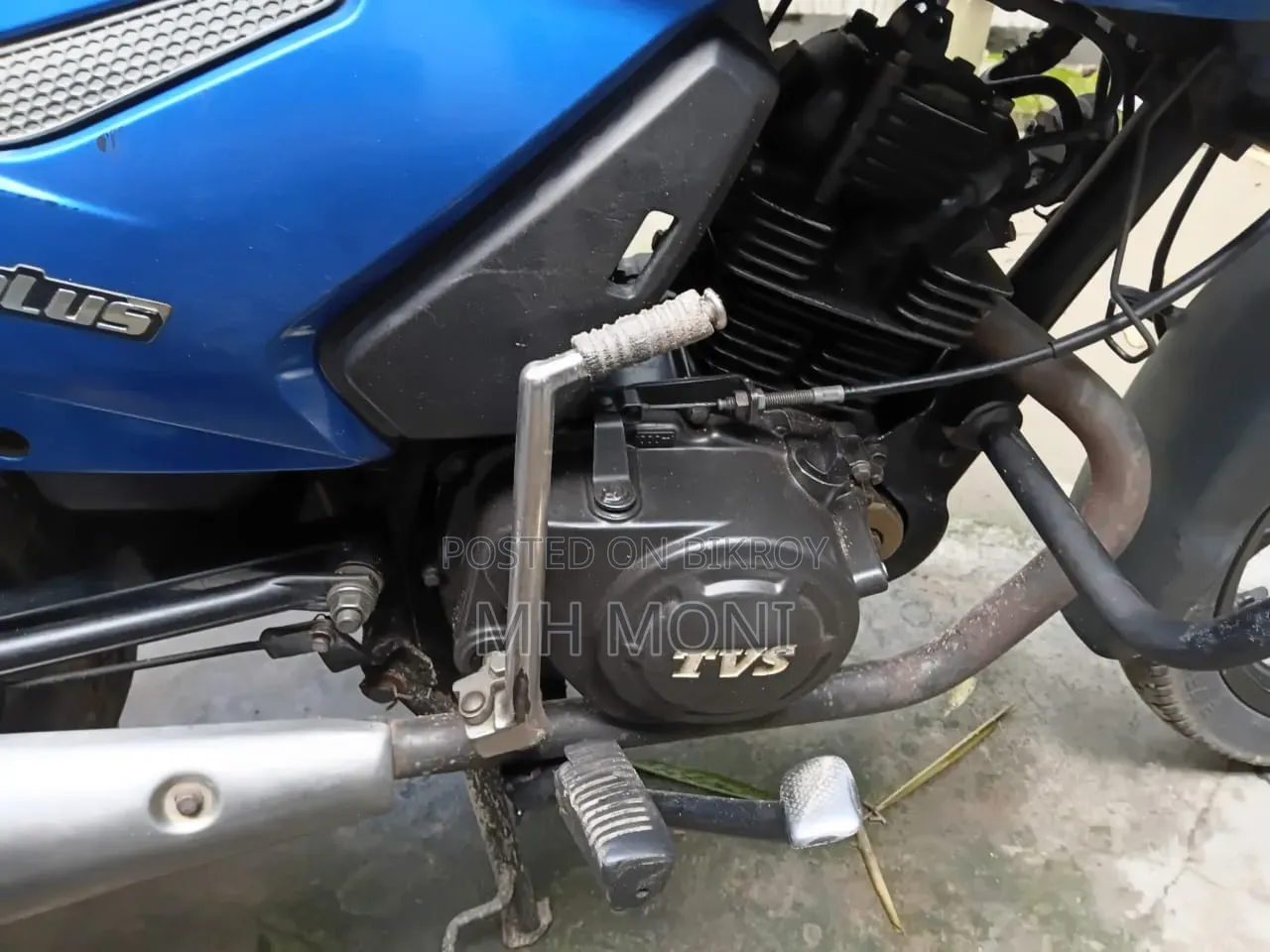 TVS Metro Plus 2017 Blue