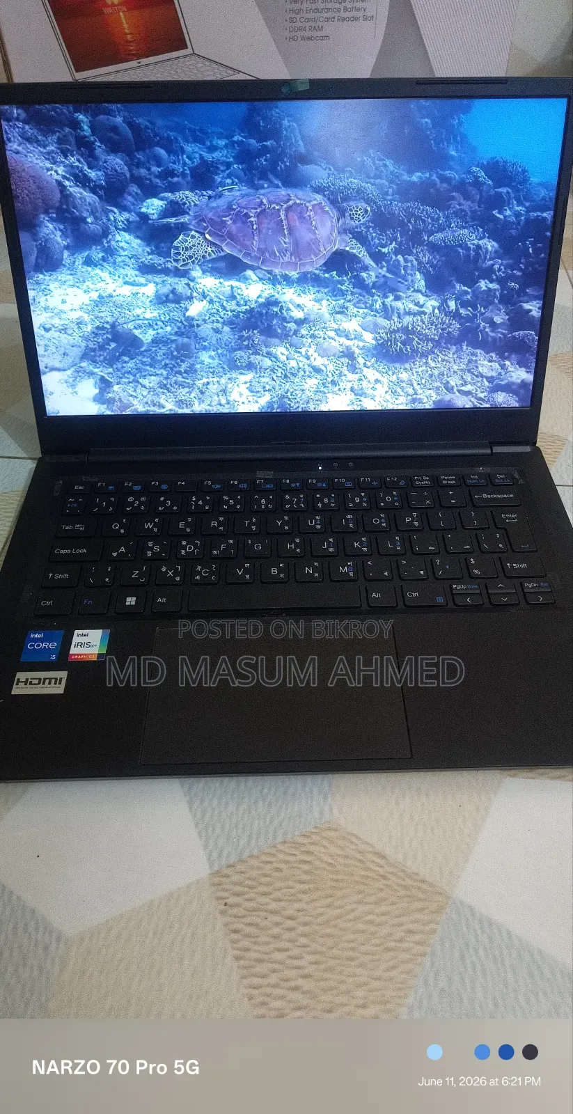 New Laptop 32GB Intel Core i5 SSD 1TB