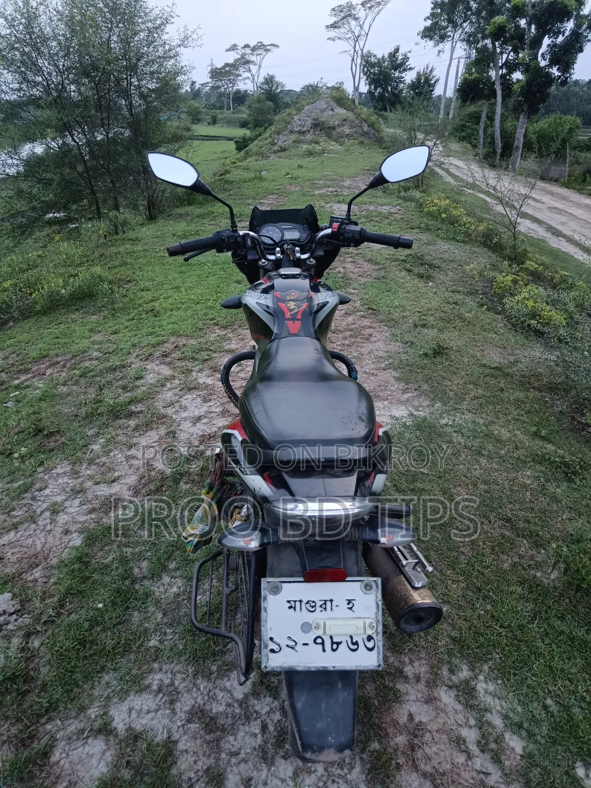 বাজাজ ডিসকভার ১২৫ ২০১৯ রেড