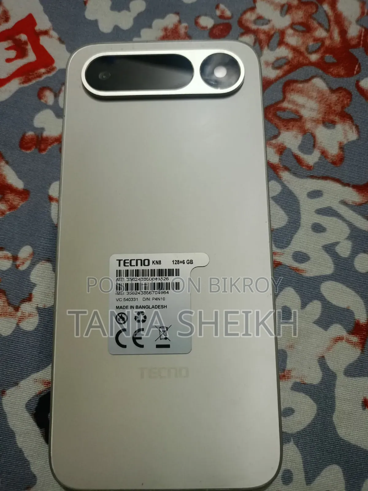 New Tecno Spark 50 128 GB Gray