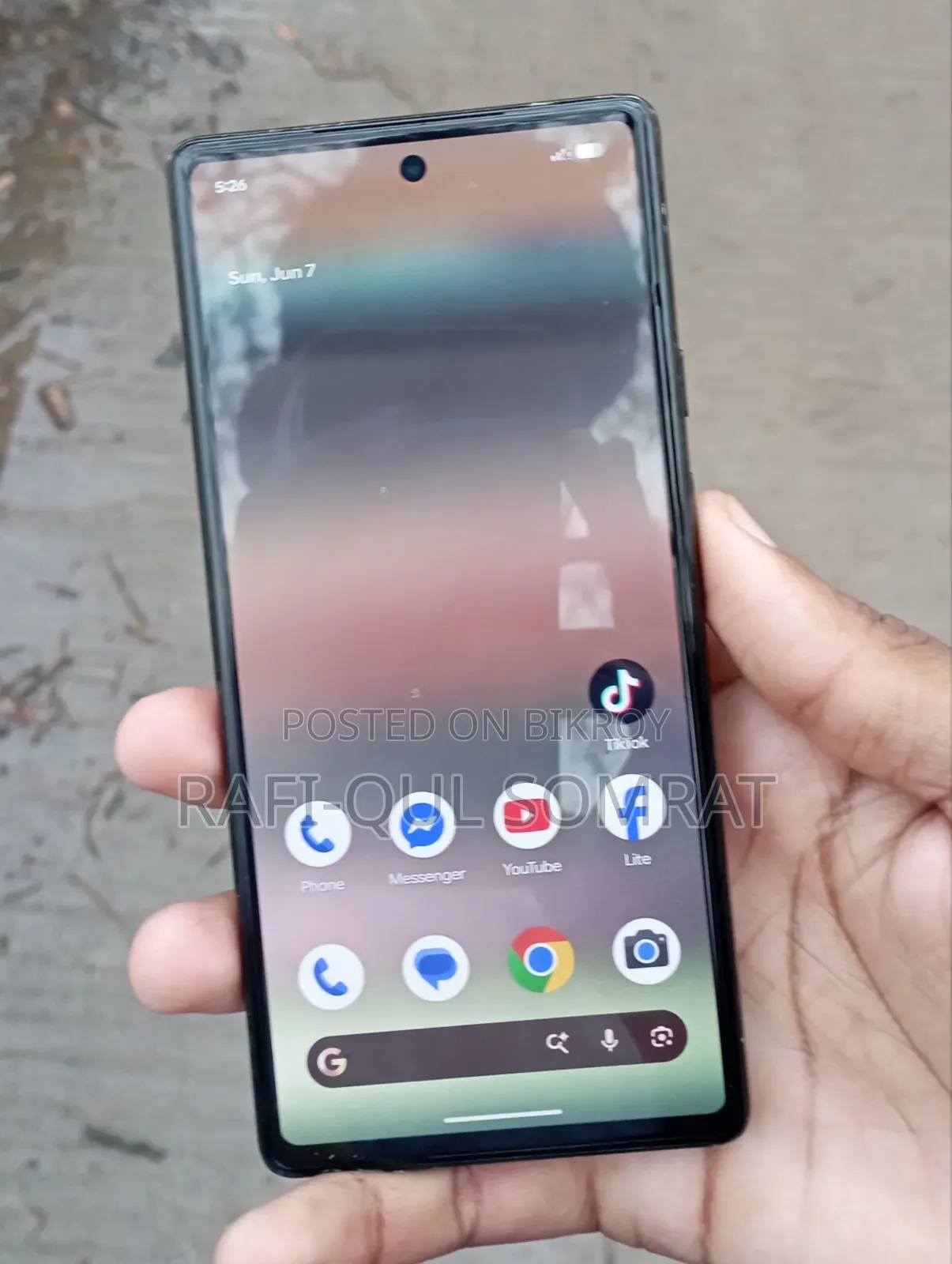 গুগল পিক্সেল ৬এ ১২৮ জিবি কালো
