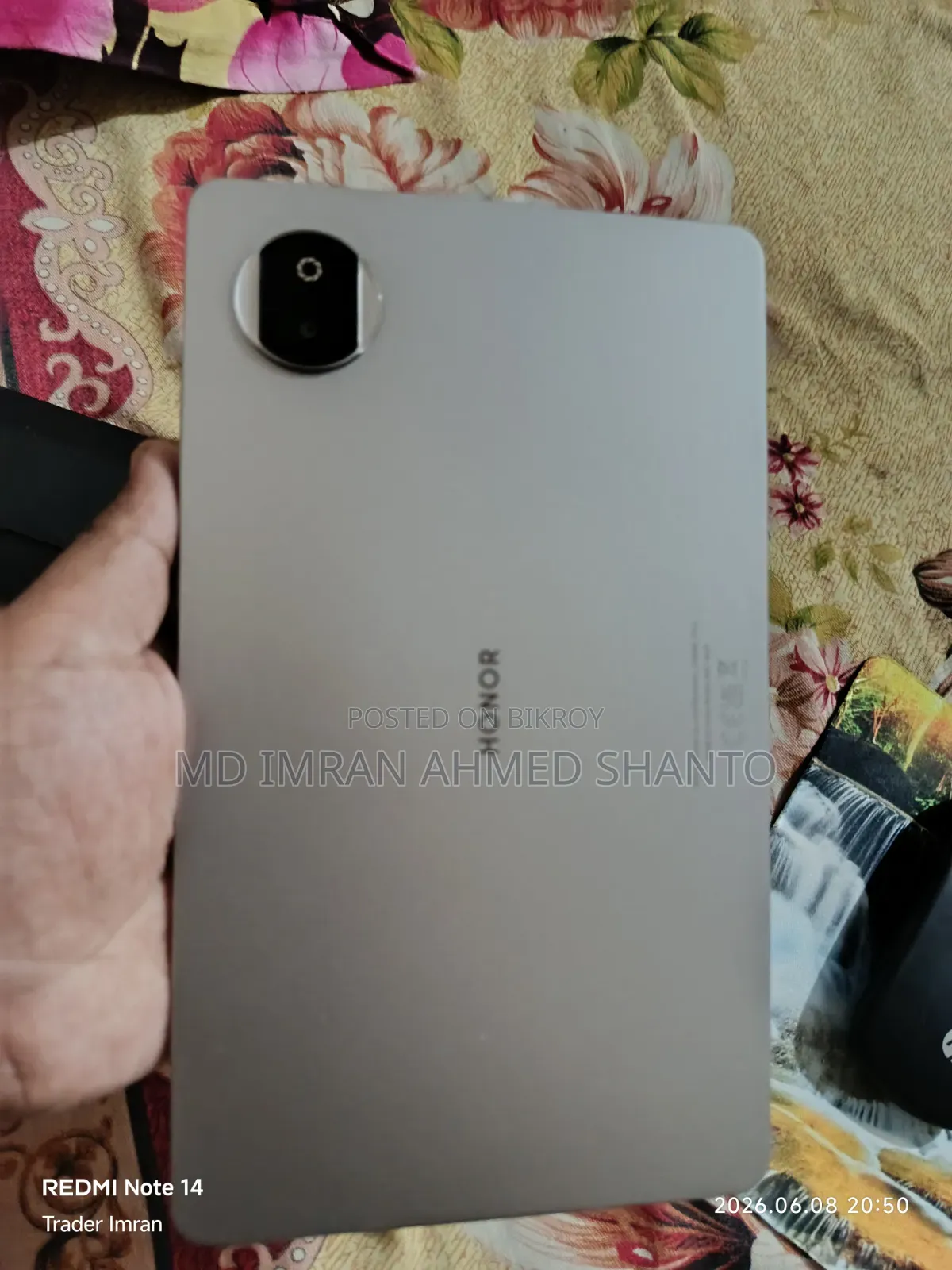 অনার প্যাড এক্স৭ ৬৪ জিবি গ্রে