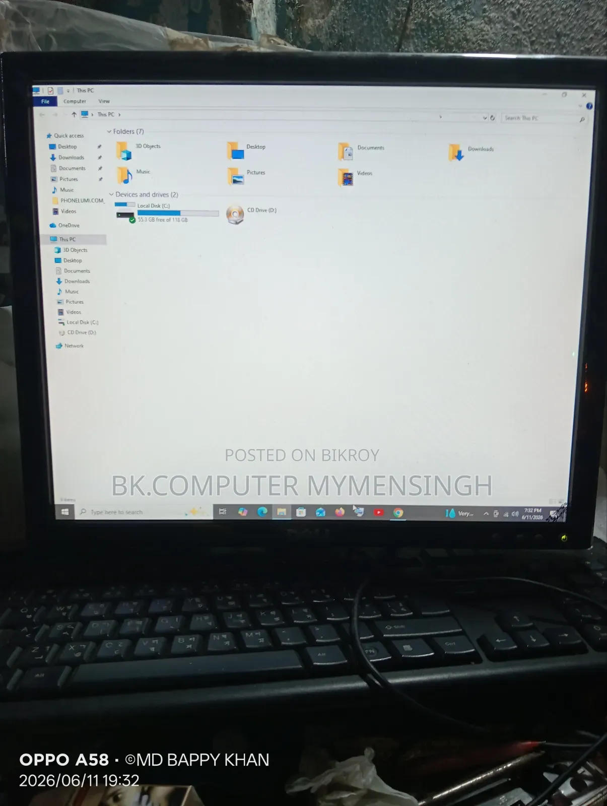Full Fresh Condition Dell 17 Square