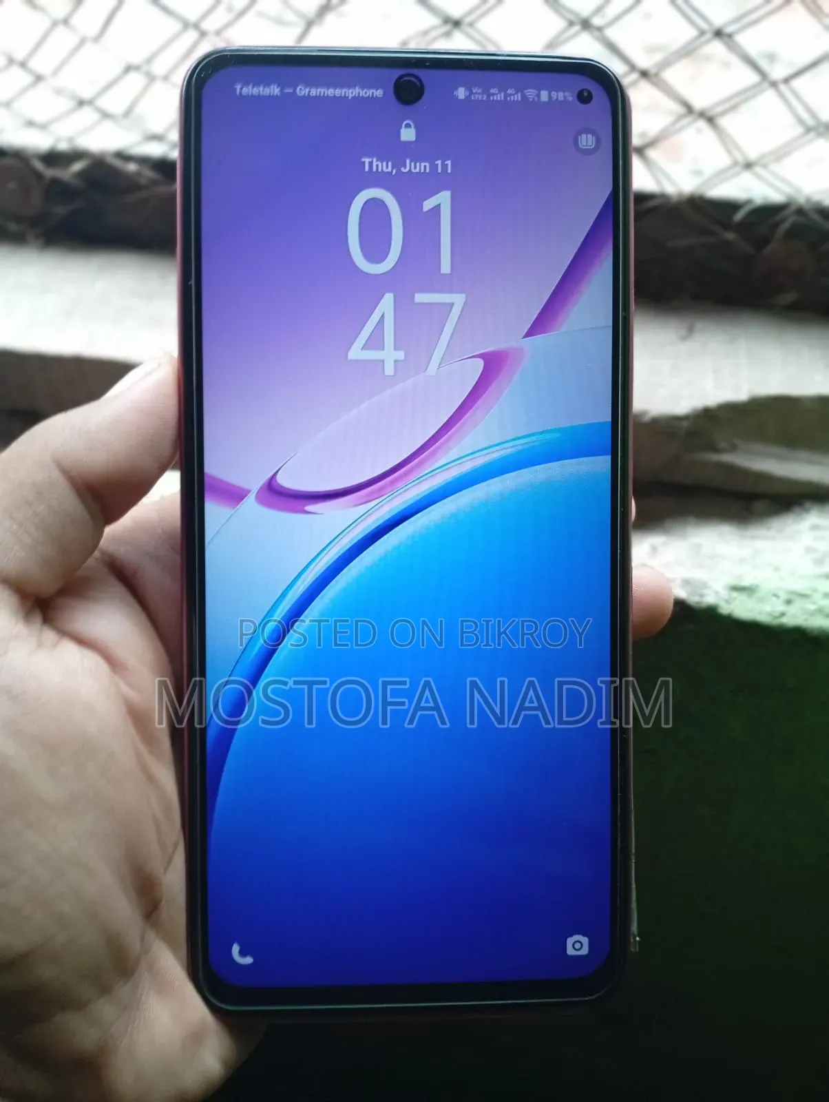 New Vivo Y21d 128 GB Pink