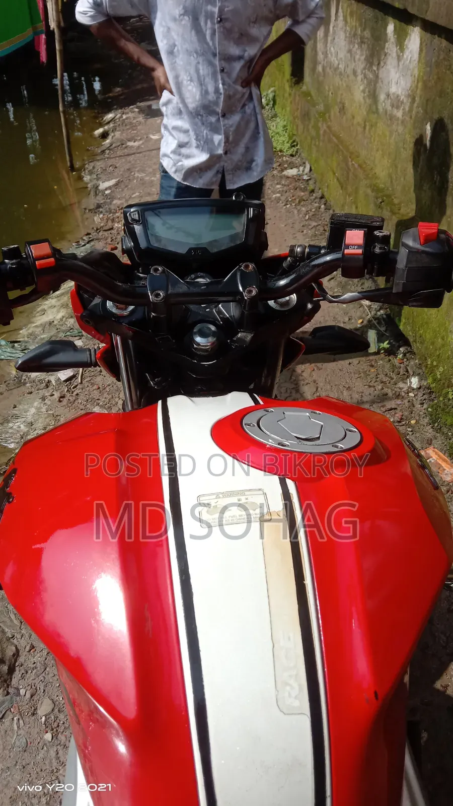 TVS Apache RTR 160 4V 2019 Red
