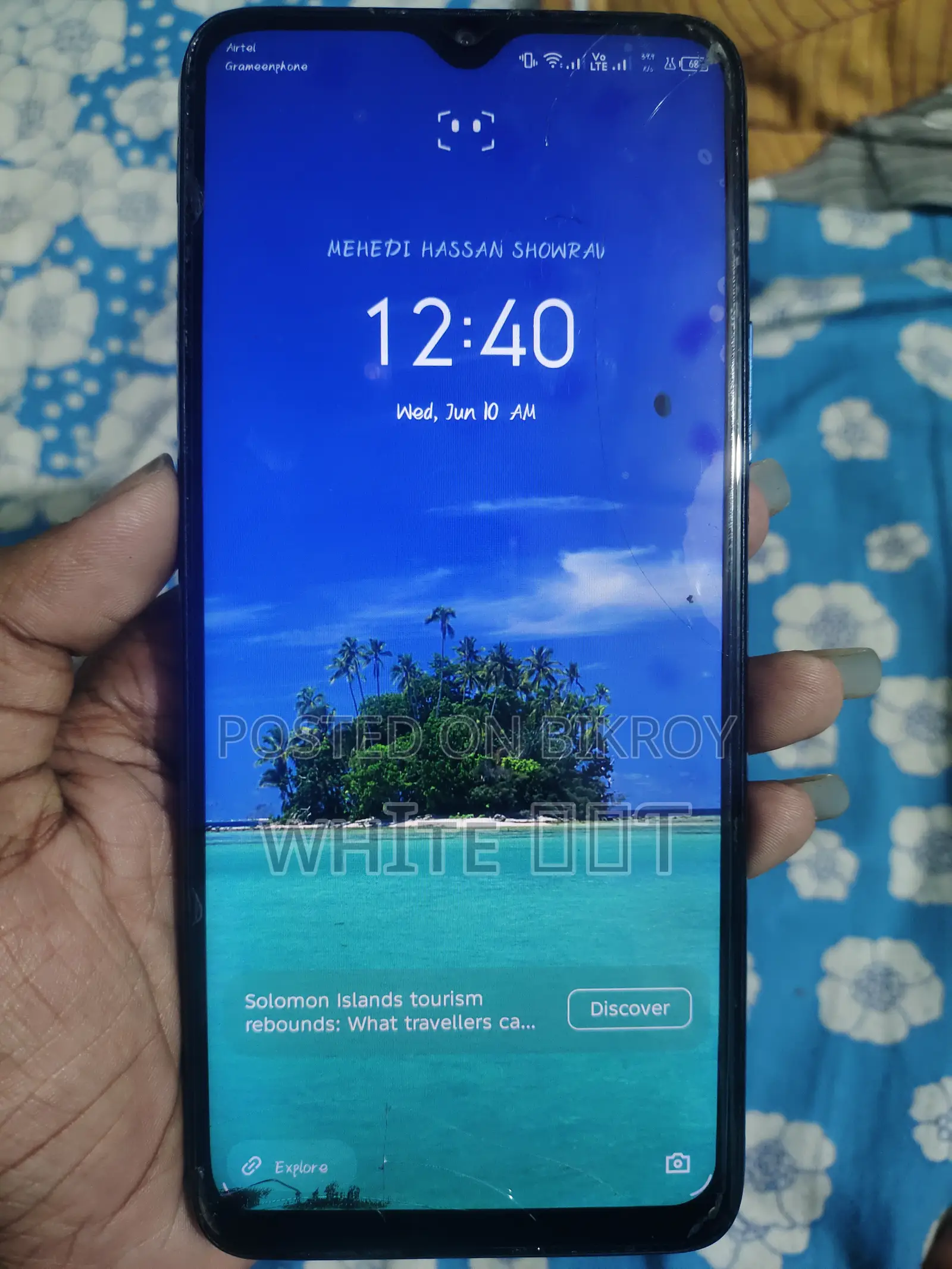 Infinix Hot 10 Play 64 GB Blue