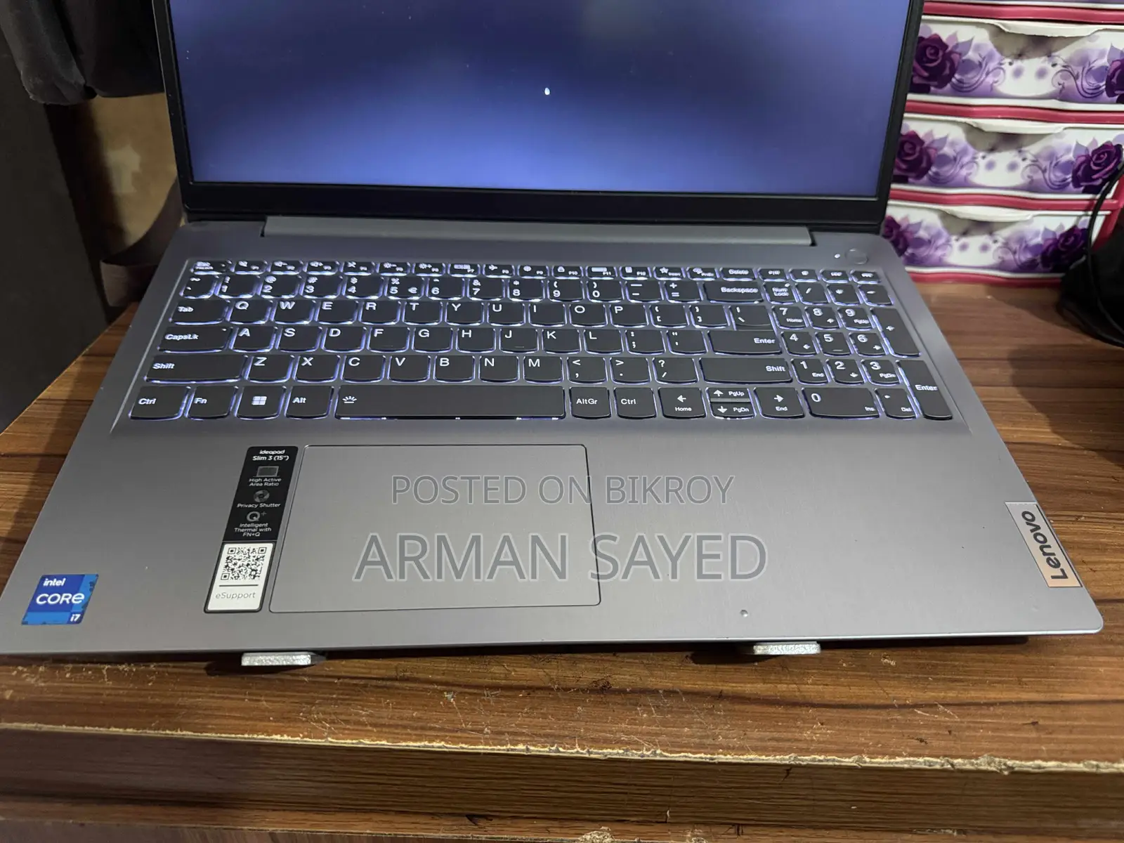 Laptop Lenovo Ideapad 3 8GB Intel Core I7 SSD 512GB