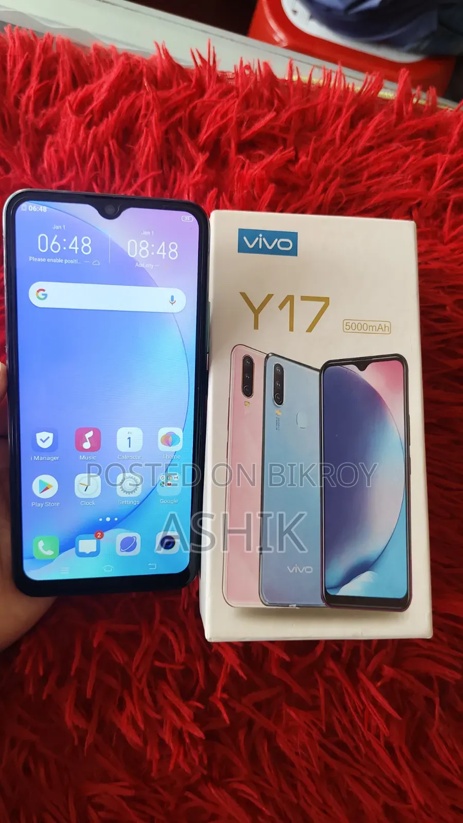 Vivo Y17 256 GB Blue