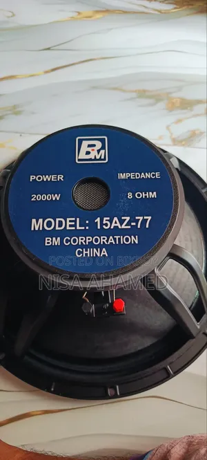 15-inch 2 speakers for sale, brand new condition