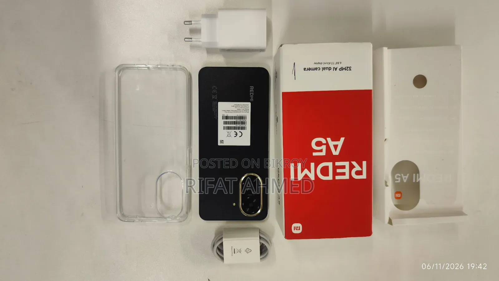 New Xiaomi Redmi A5 4G 128 GB Black