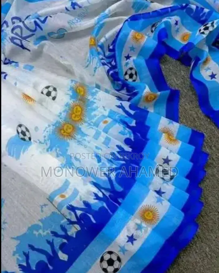 Argentina Theme Saree
