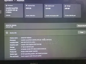 Laptop Dell Latitude 7490 8GB Intel Core I5 SSD 256GB