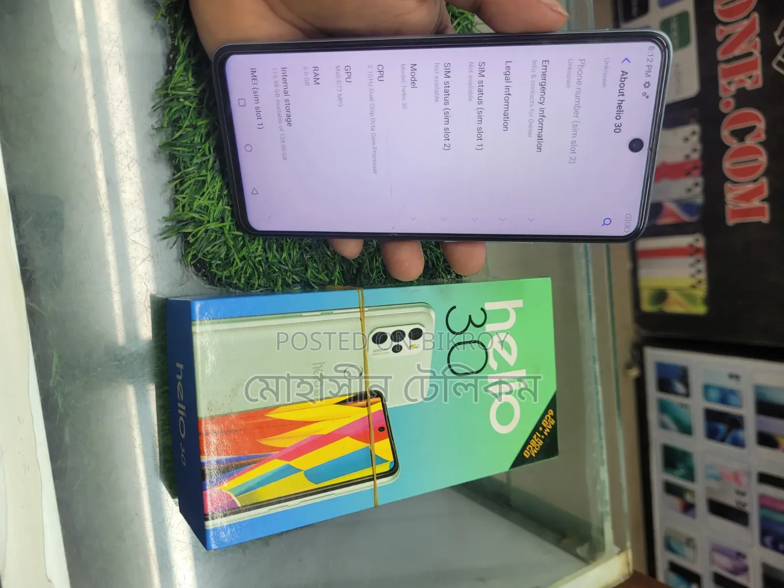 Symphony Helio 30 128 GB White