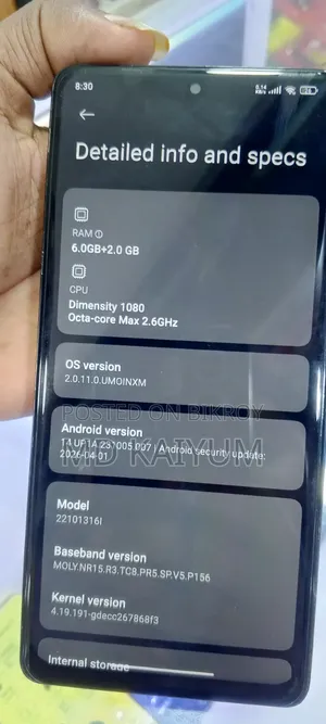 Xiaomi Redmi Note 12 Pro 5G 128 GB Gray