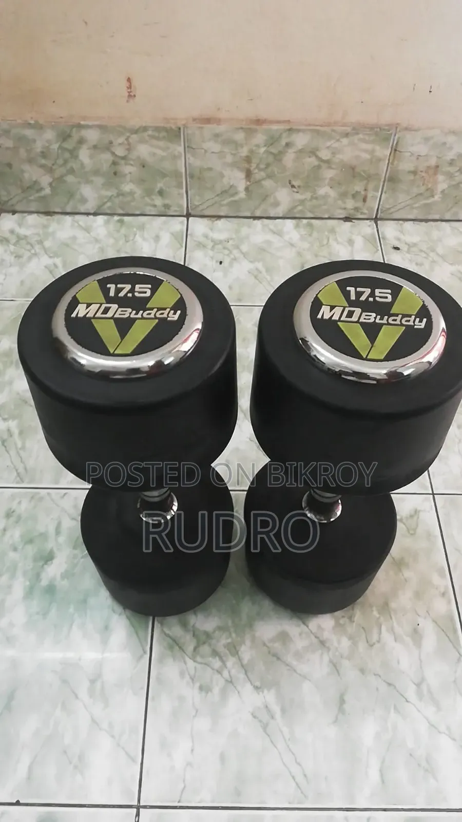 Dumbbell 17.5 * 2 = 35 Kg