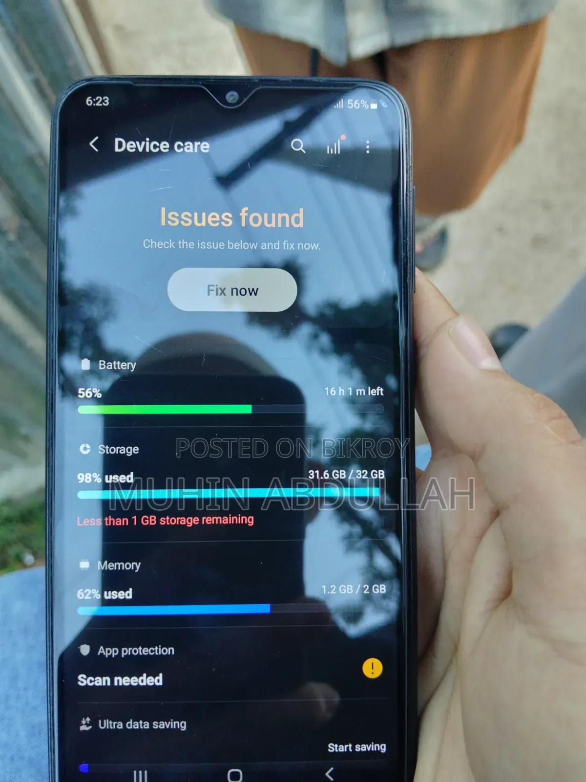 Samsung A10 32 GB Blue