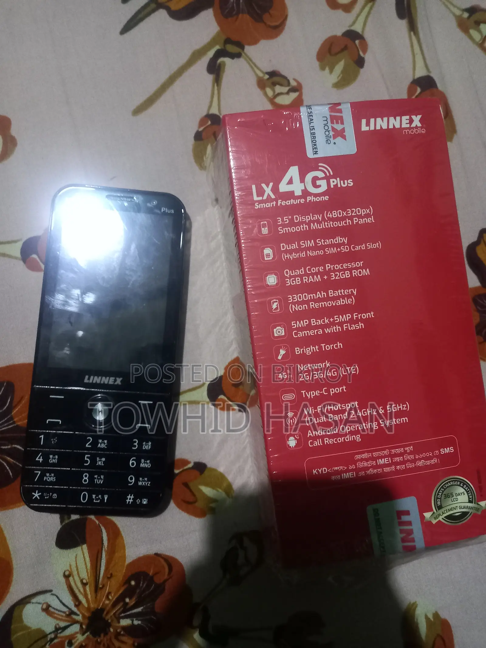 LINNEX LX 4G Plus 32 GB Black