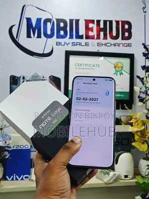 নতুন ইনফিনিক্স নোট এজ ২৫৬ জিবি কালো
