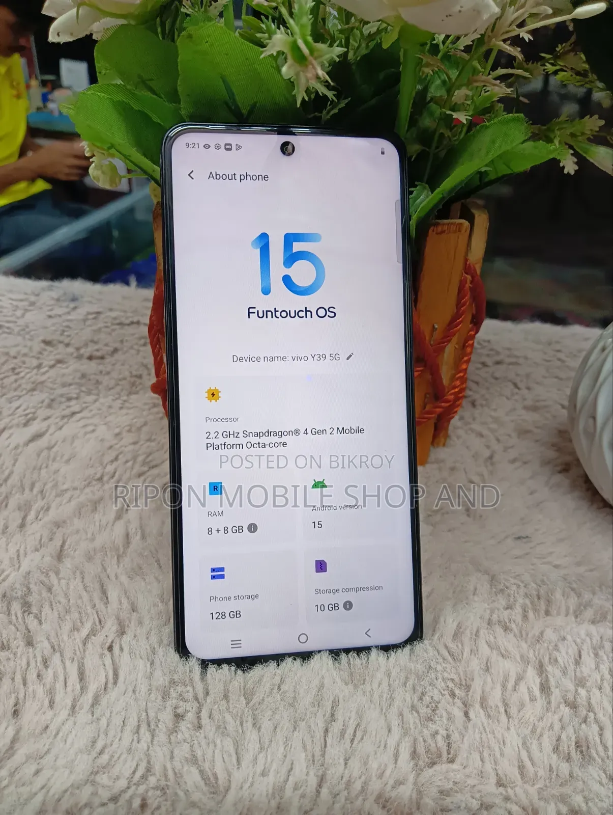 Vivo Y39 128 GB Purple