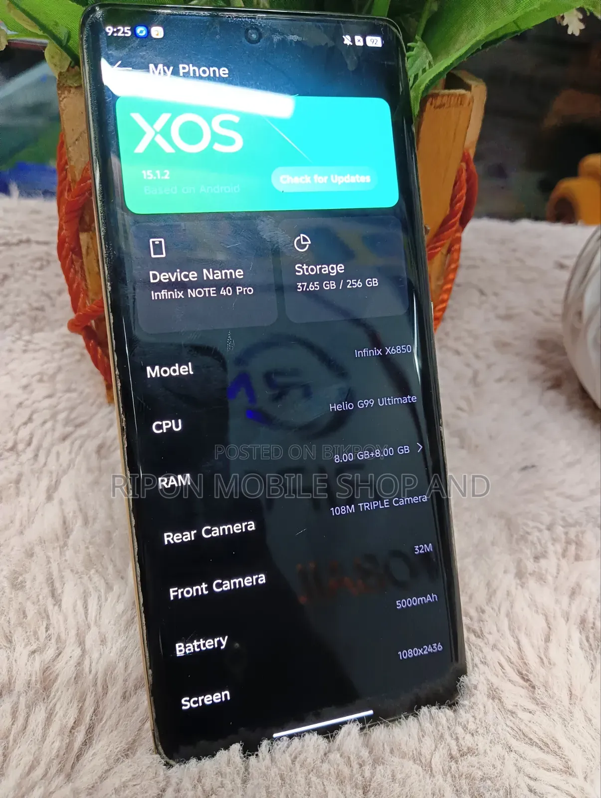 Infinix Note 40 Pro 5G 256 GB Purple