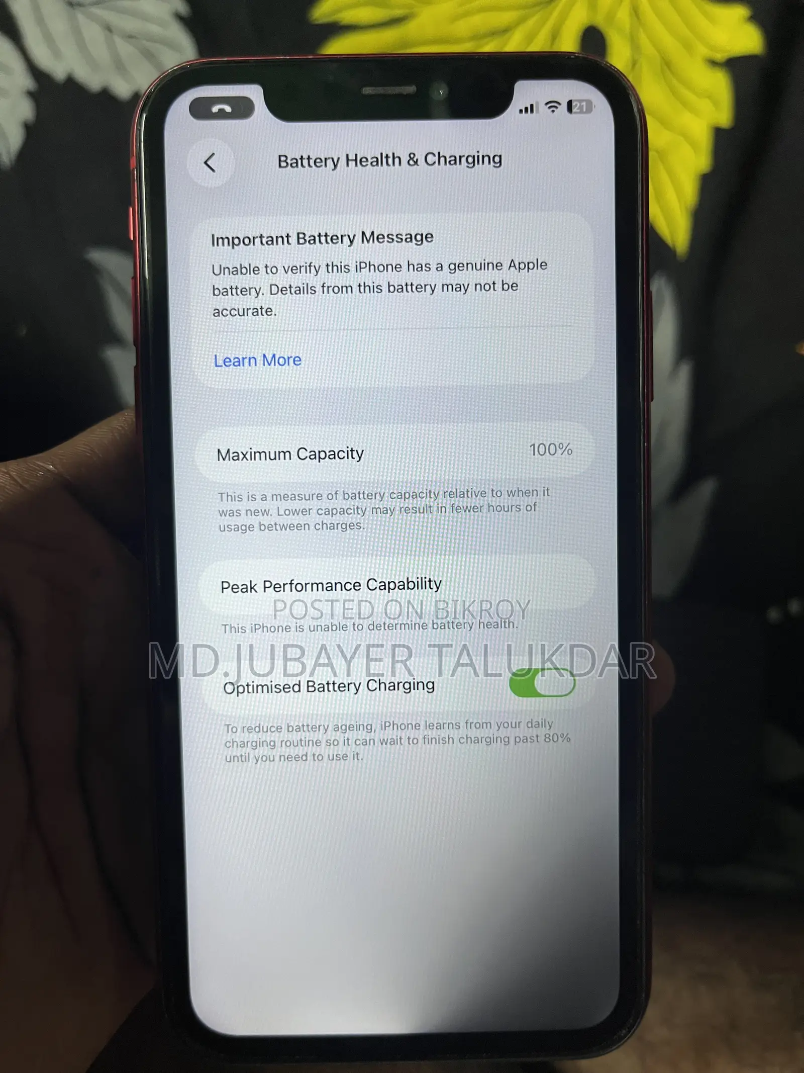 Apple iPhone 11 128 GB Red