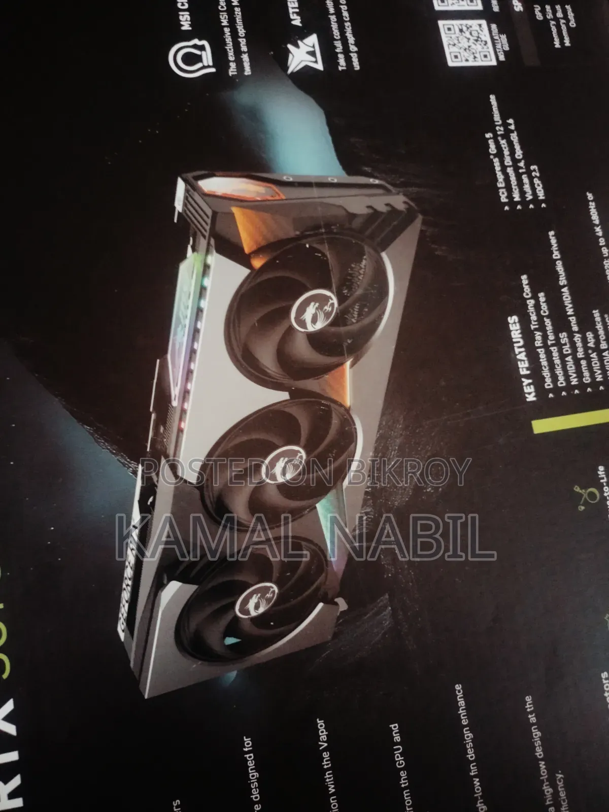Msi Geforce Rtx 5070 Vanguard 12 Gb Graphics Card