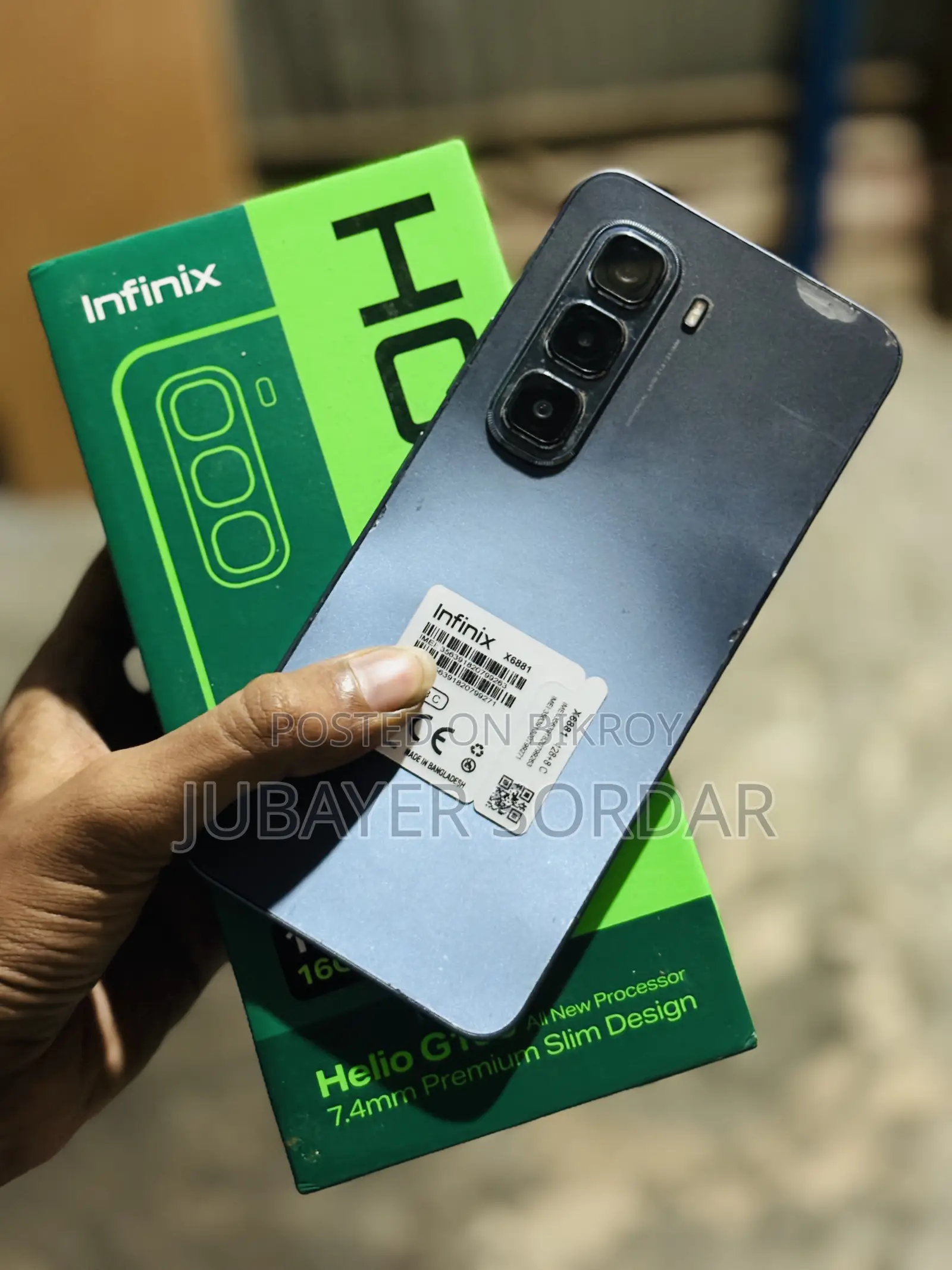 Infinix Hot 50 Pro 256 GB Gray