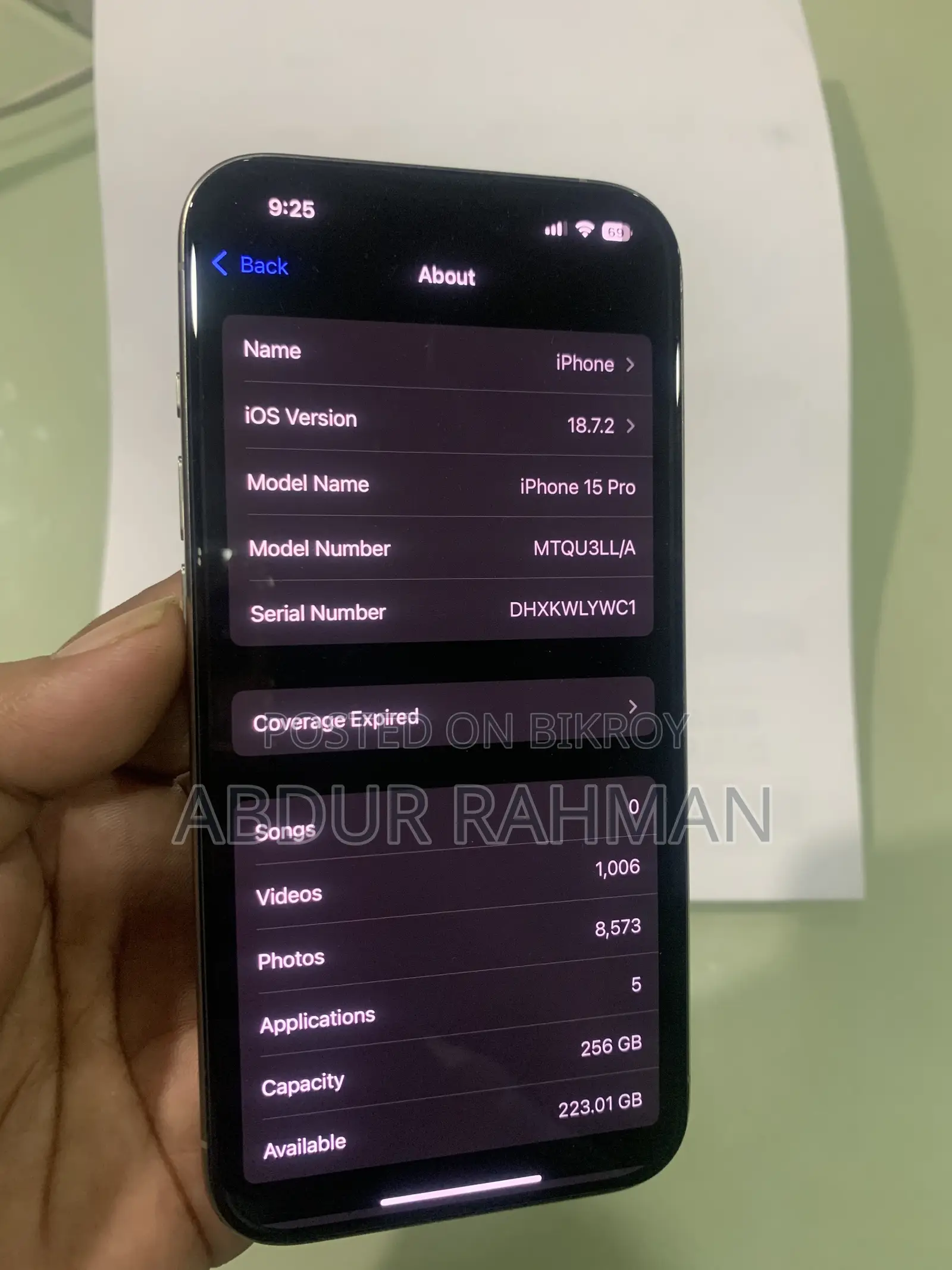 Apple iPhone 15 Pro 256 GB Gray