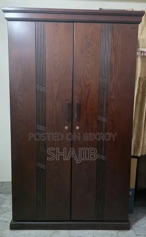 2-door Wooden Almirah Wardrobe