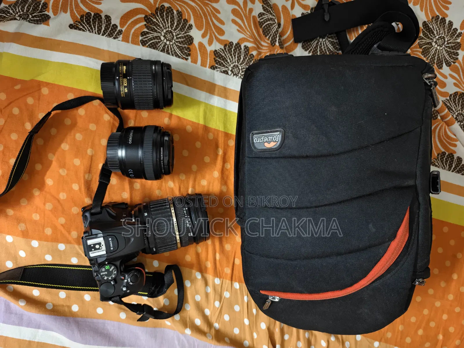 Nikon D5500 With 18-55mm Kit Lens, 50mm, and Tamron 17-50 Mm F2.8 Lens