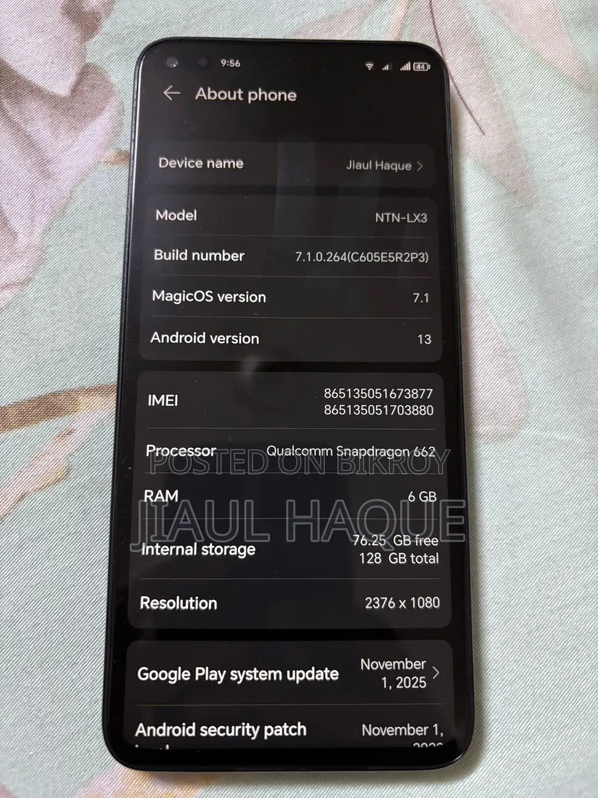 Honor 50 Lite 128 GB Black