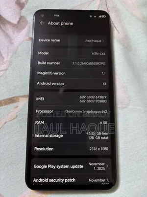 অনার ৫০ লাইট ১২৮ জিবি কালো