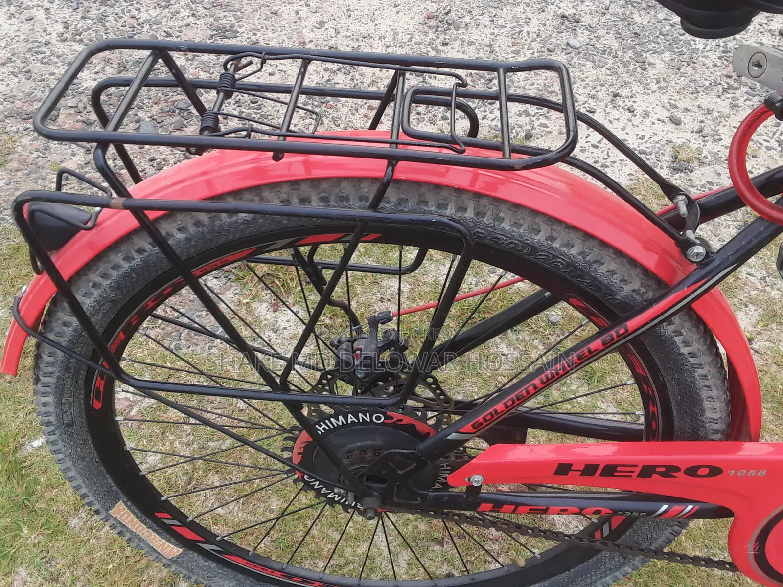 Hero Brand Red Bicycle for Sale