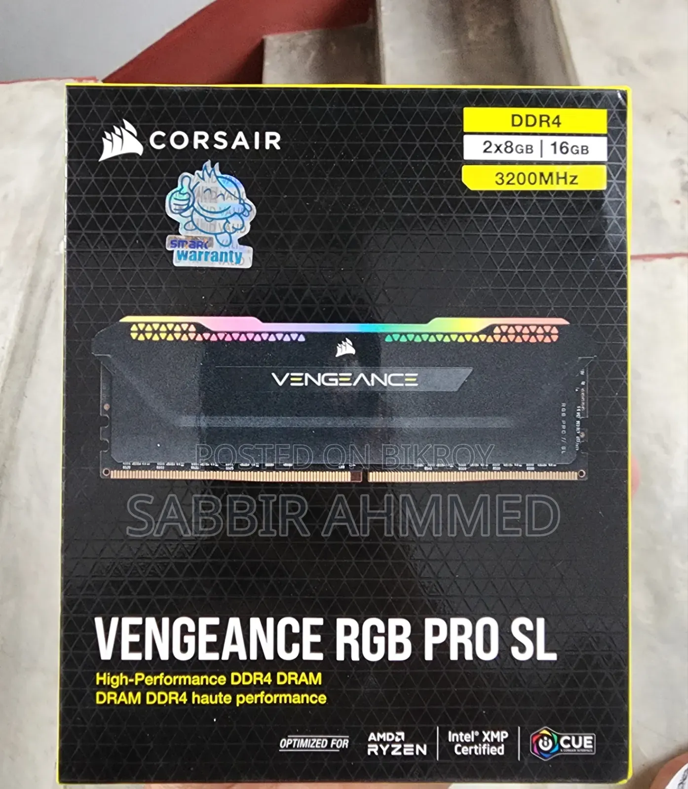 Corsair Vengeance RGB Pro SL 16GB (2x8GB) DDR4 RAM Kit