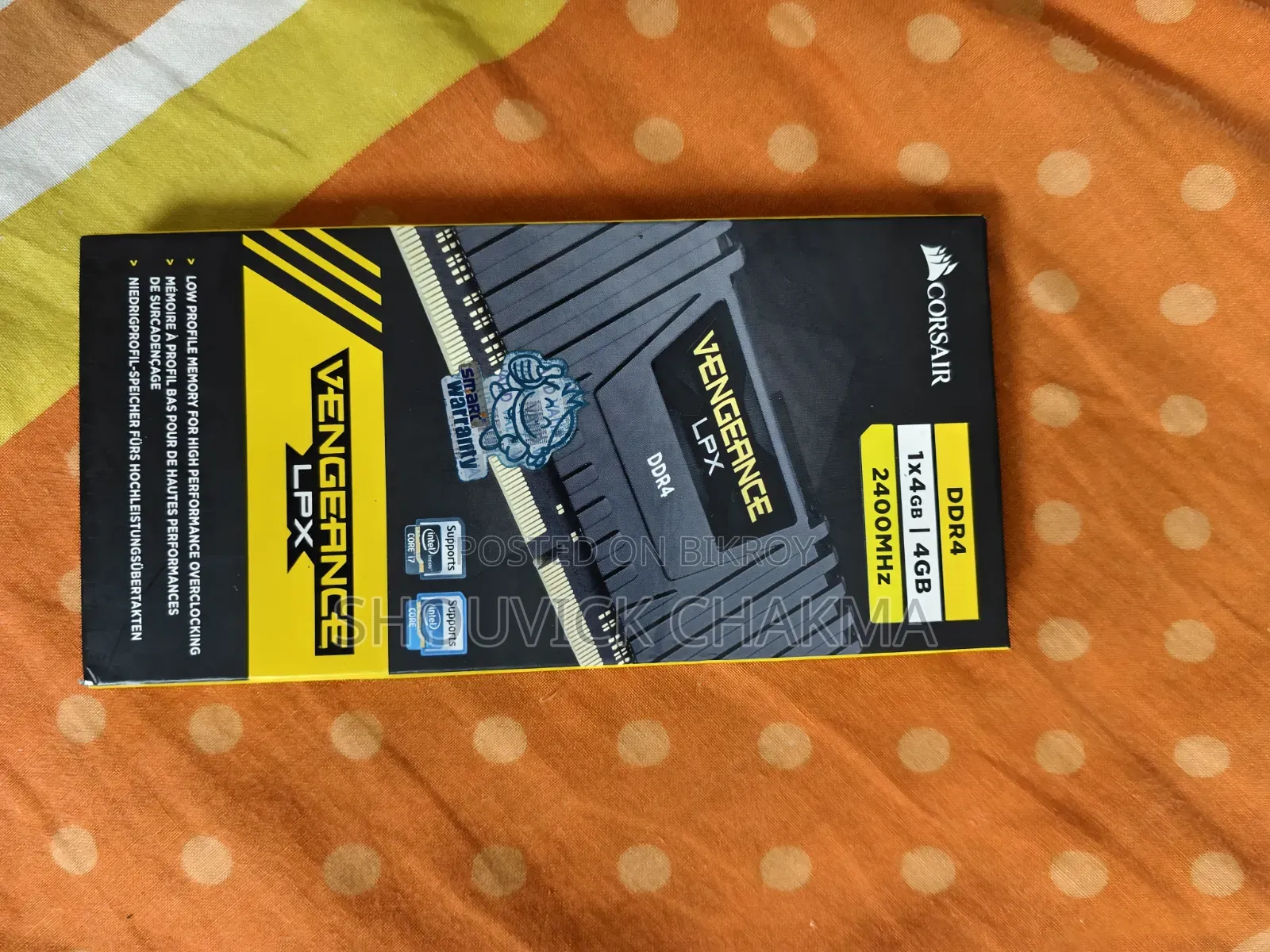 Corsair DDR4 4GB RAM 2400 MHz