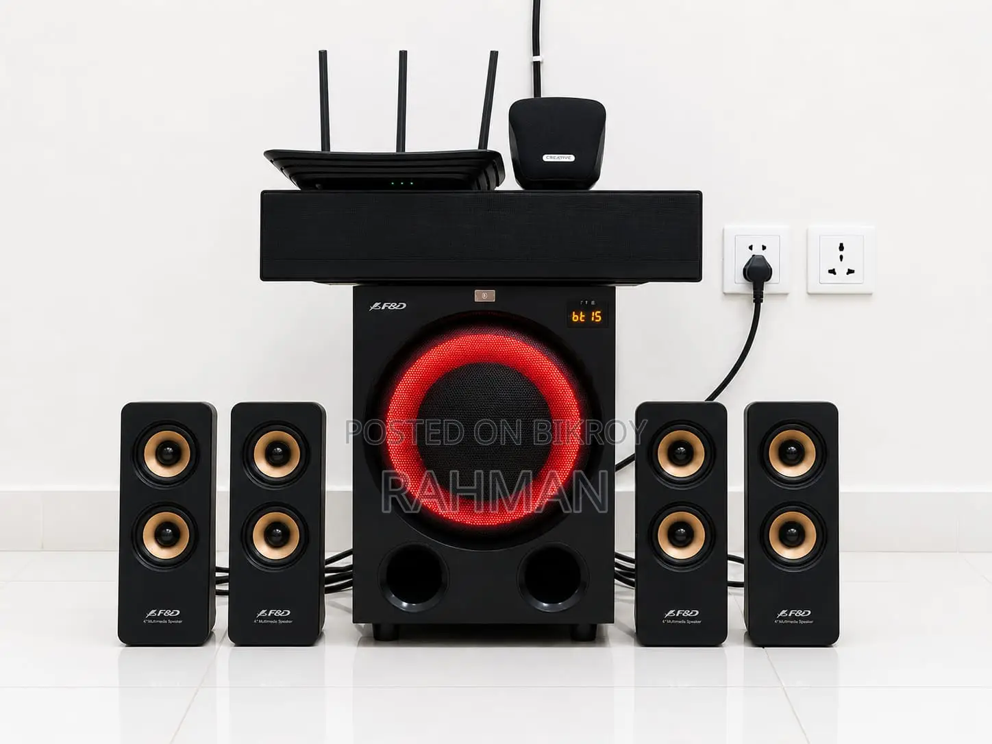 F D Fenda F7700x-4.1 Home Theater Speaker Others Extra Items