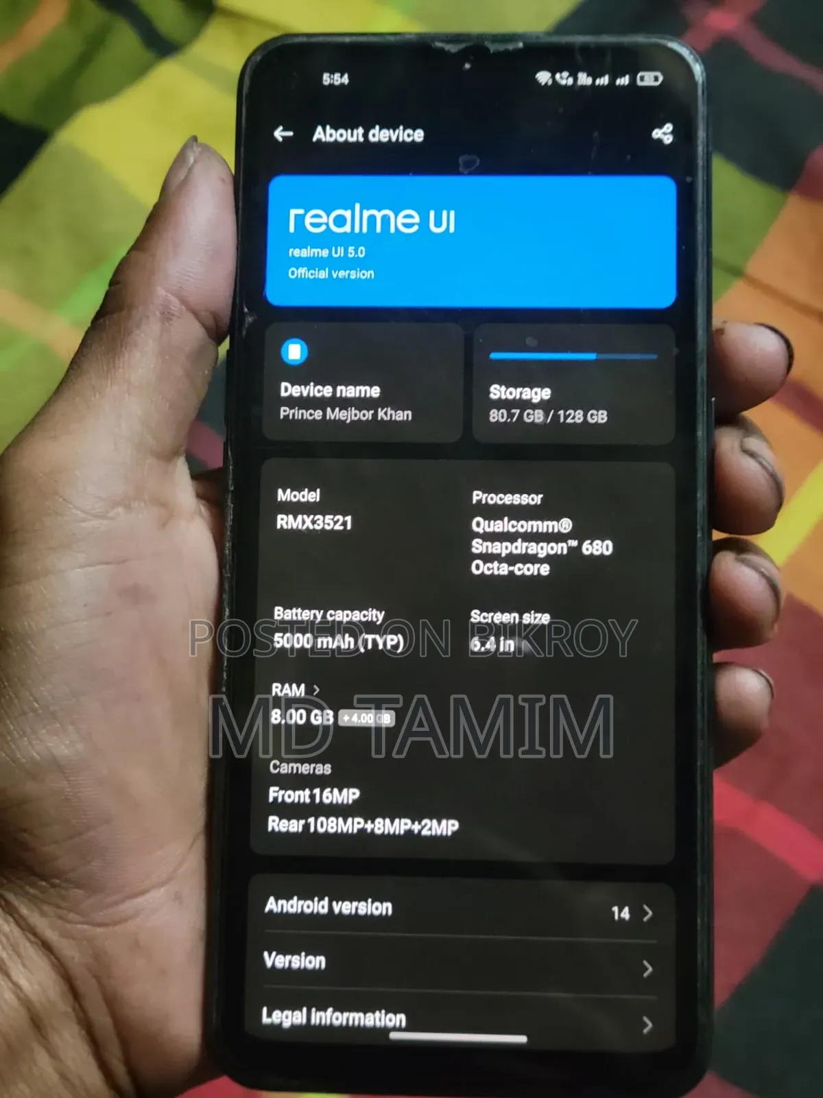 Realme 9 128 GB Black