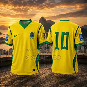 Brazil National Football Team Home Jersey - Iconic No. 10