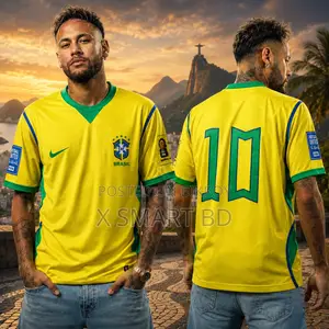 Brazil National Football Team Home Jersey - Iconic No. 10