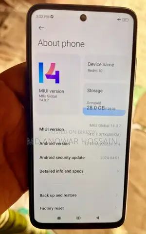 Xiaomi Redmi 10 128 GB Blue