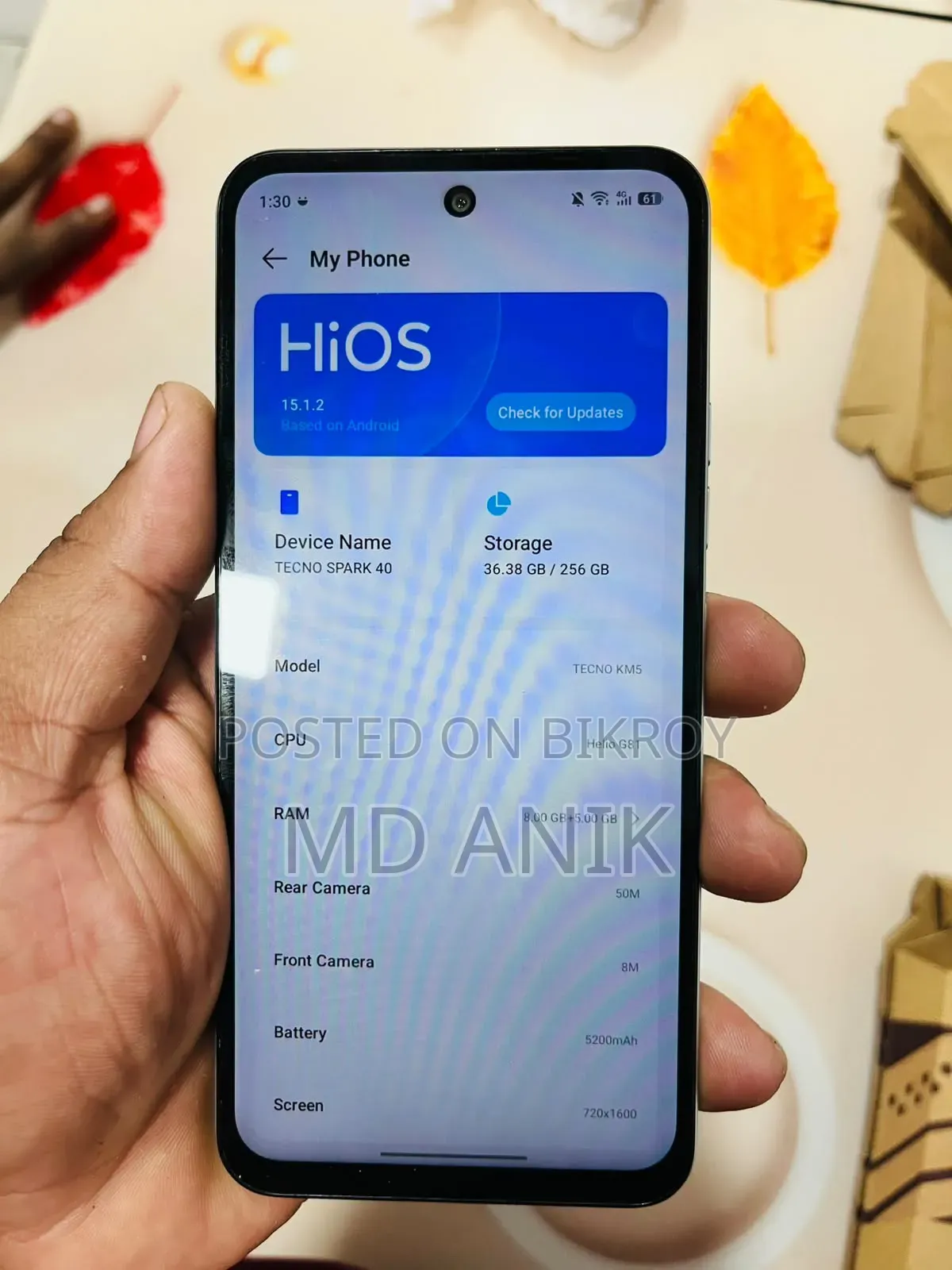 Tecno Spark 40 256 GB White