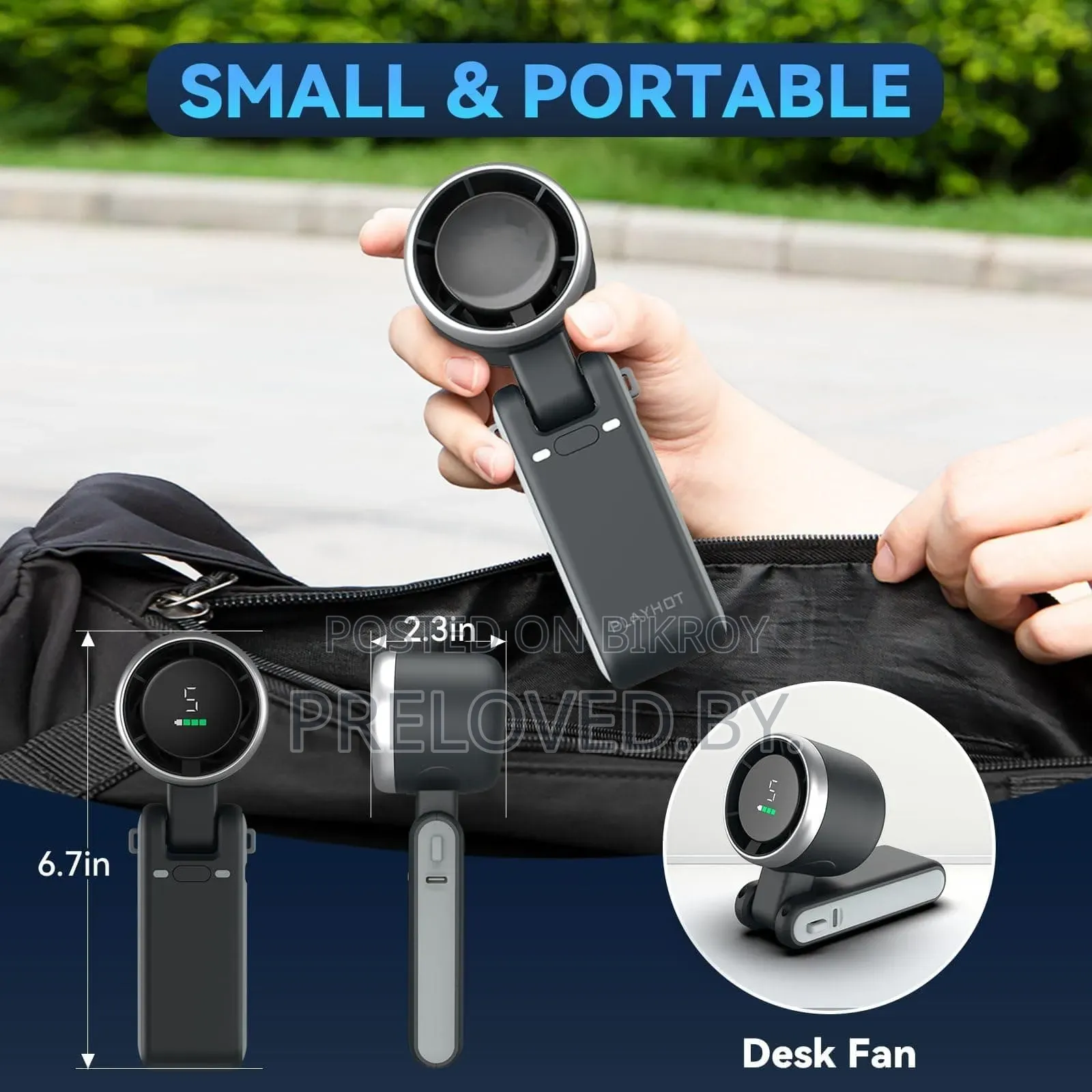 Playhot Mini Portable Fan