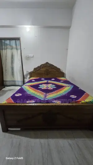 সেগুন কাঠ [ Full Segun Wood / Full Teak Wood ] Bed 7ft By 5ft